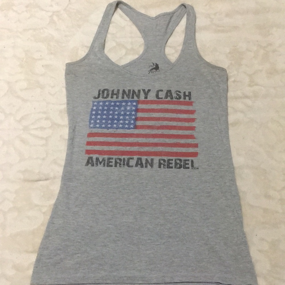 Johnny Cash American rebel tank top
